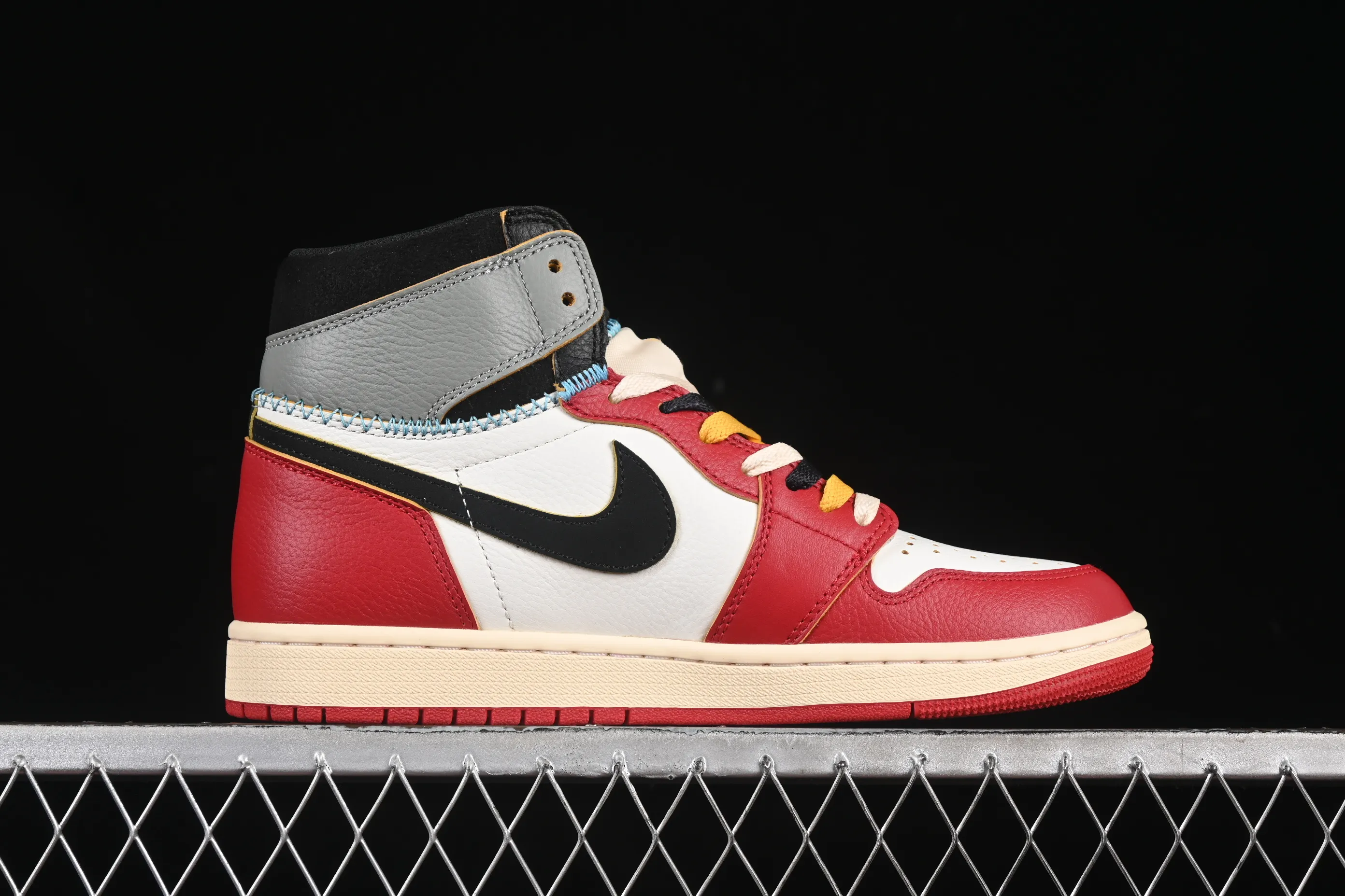 All categories Air Jordan Jordan series basketball shoes Air Jordan 1 High foreign trade version Union x Air Jordan 1 Retro High AJ1 Joe 1 Shadow Chicago high-top basketball shoes HV8563-600